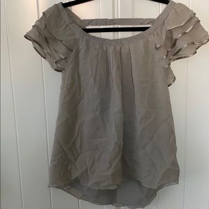 Banana Republic Grey Blouse